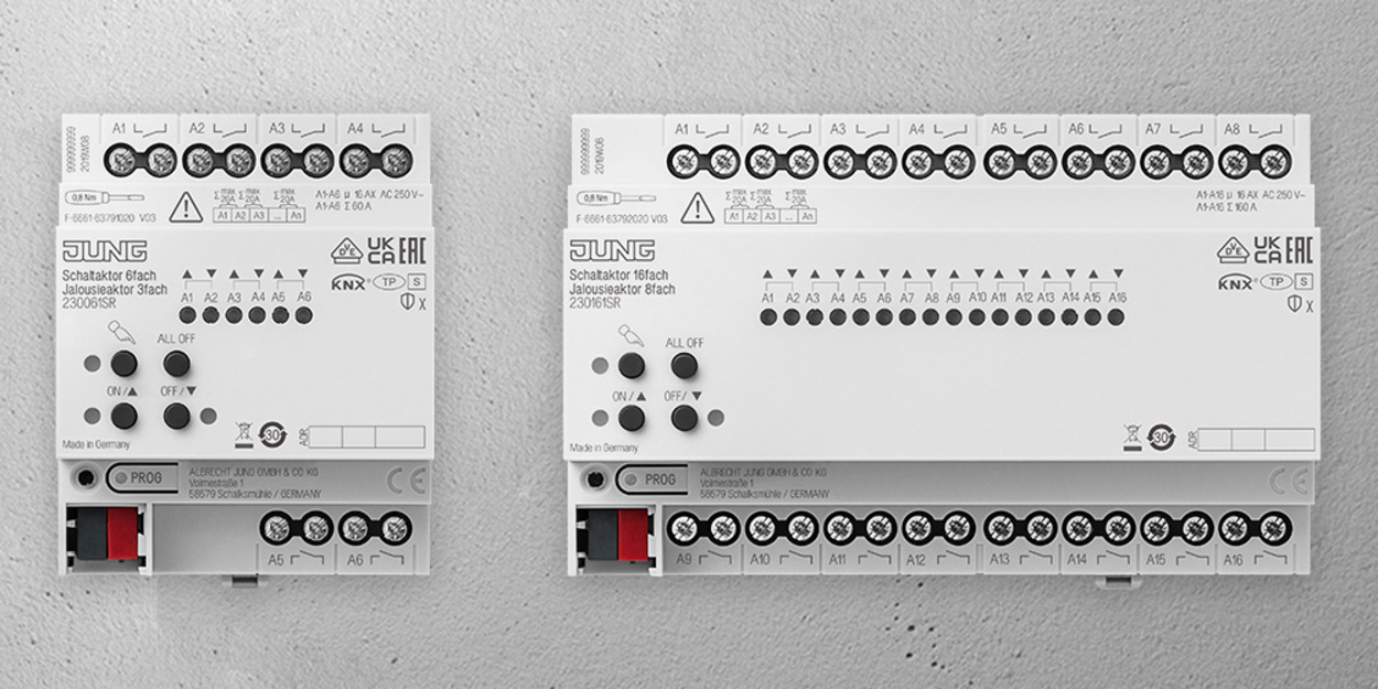 KNX Schalt- und Jalousieaktoren bei FIBA GmbH in Leingarten